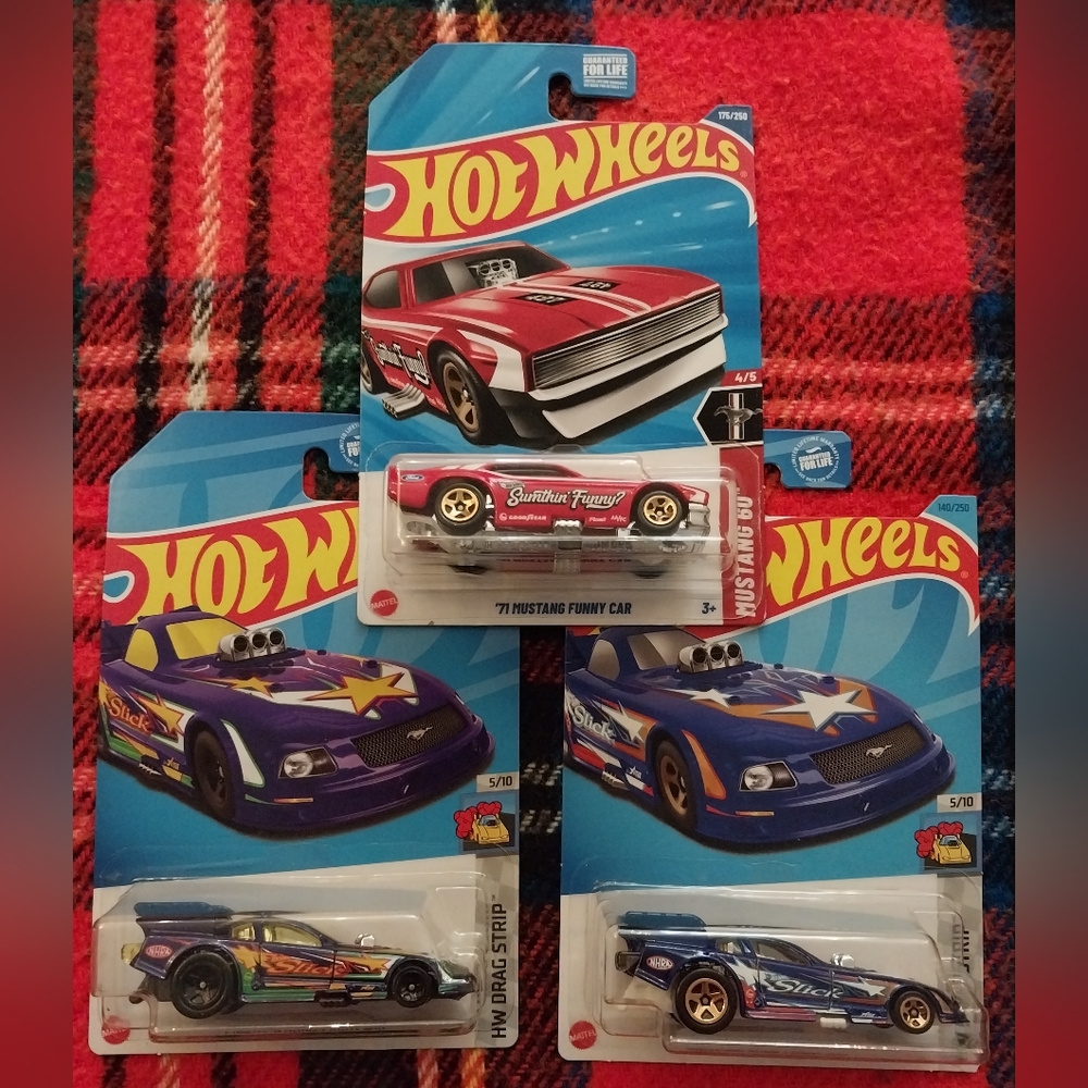 3 Mustang Funny Cars